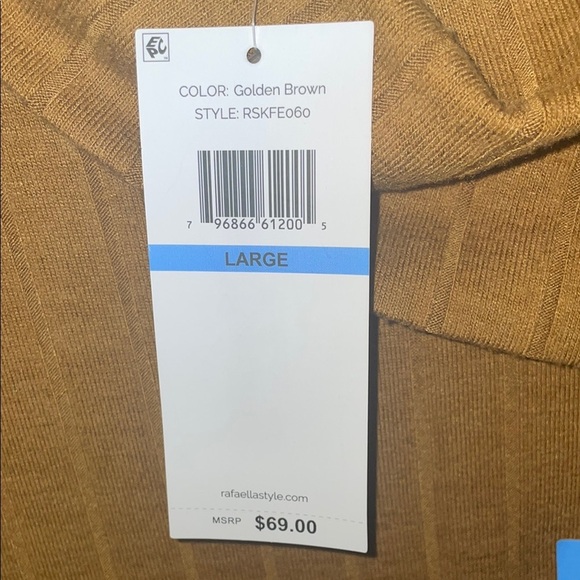 Rafaella Yellow Cowl Neck Top - Picture 6 of 6